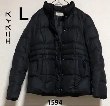 any SiS 블랙 다운 자켓 L 다운 페더