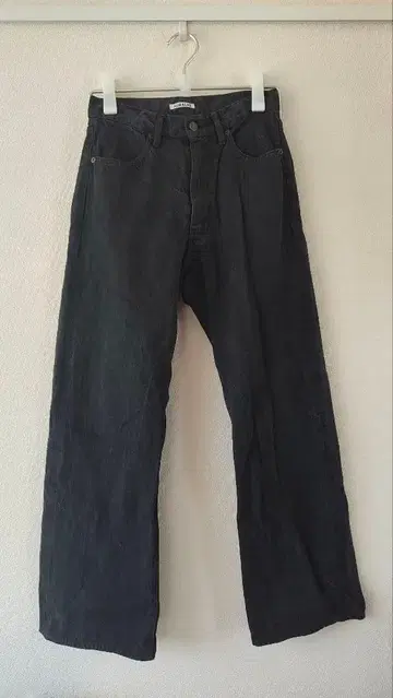 AURALEE SELVEDGE FADED LIGHT DENIM PANTS