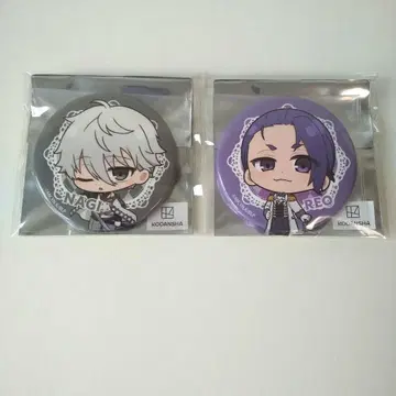 치비츠! 노블 style 나기 세이시로 미카게 레오 블루 록 캔뱃지 세트