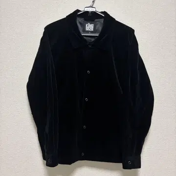 KINGSIZE 코듀로이 자켓 블랙