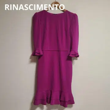 리나시멘토 RINASCIMENTO 프릴 티어드 헴 원피스 S