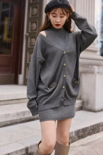 herlipto Clemence Knit Dress Set