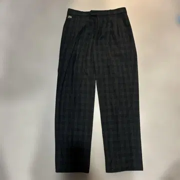 70s CHEMISE 라코스테 2턱 체크 무늬 슬랙스