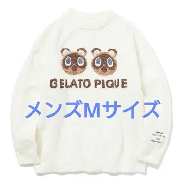 GELATO PIQUE 모여라 동물의 숲 풀오버 남성용