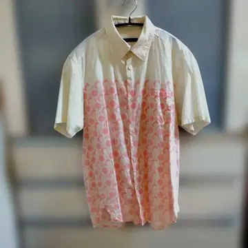 TSUMORI CHISATO 반팔 셔츠 화이트/핑크