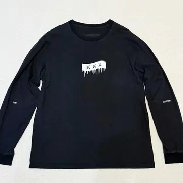 GOD SELECTION XXX 롱T 긴팔T셔츠 블랙