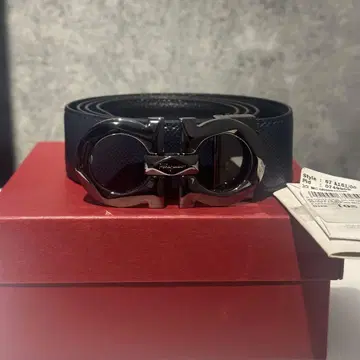 [ 미사용 새상품 ] Ferragamo 간치니 리버서블 벨트