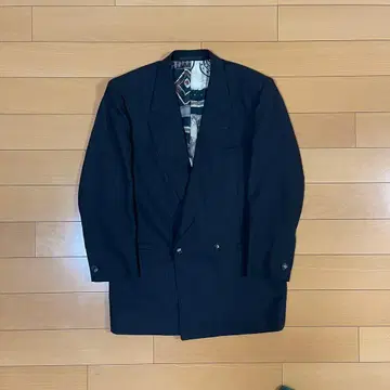 Gianfranco Ferre 더블 브레스트 자켓 안감 올 패턴