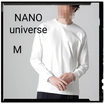 NANO universe [새상품급] 안티스멜 크루넥 긴팔 티셔츠