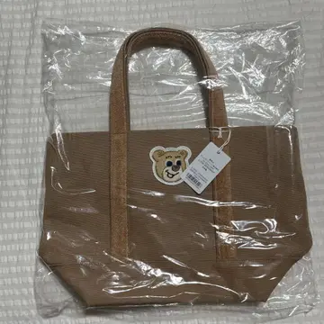 러브러리 바이 페이 올드 테디 와펜 토트백 베이지 스몰