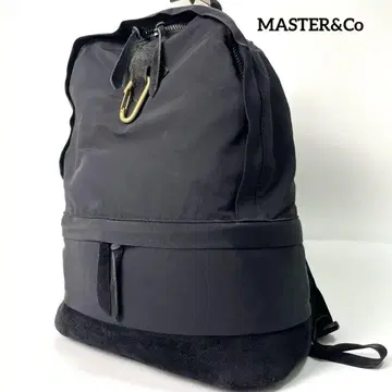 [ 고품질 ] 마스터&코 백팩 카라비너 스웨이드 블랙 블랙