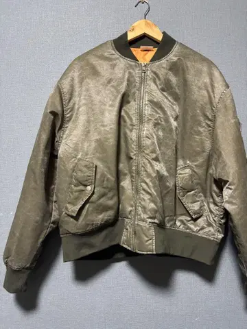 MRU 빈티지풍 MA-1 블루종 밀리터리 자켓