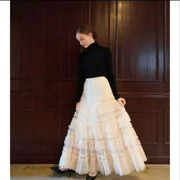 Acka tulle long skirt