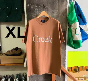 Creek Angler's Device 로고 티셔츠 브라운