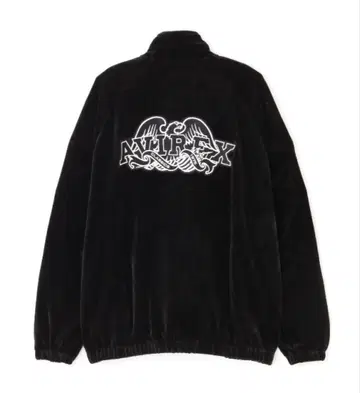 AVIREX 블랙 [WEB&DEPOT 한정판] 벨로아 트랙 자켓