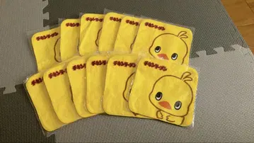 치킨라면 병아리 군 손수건