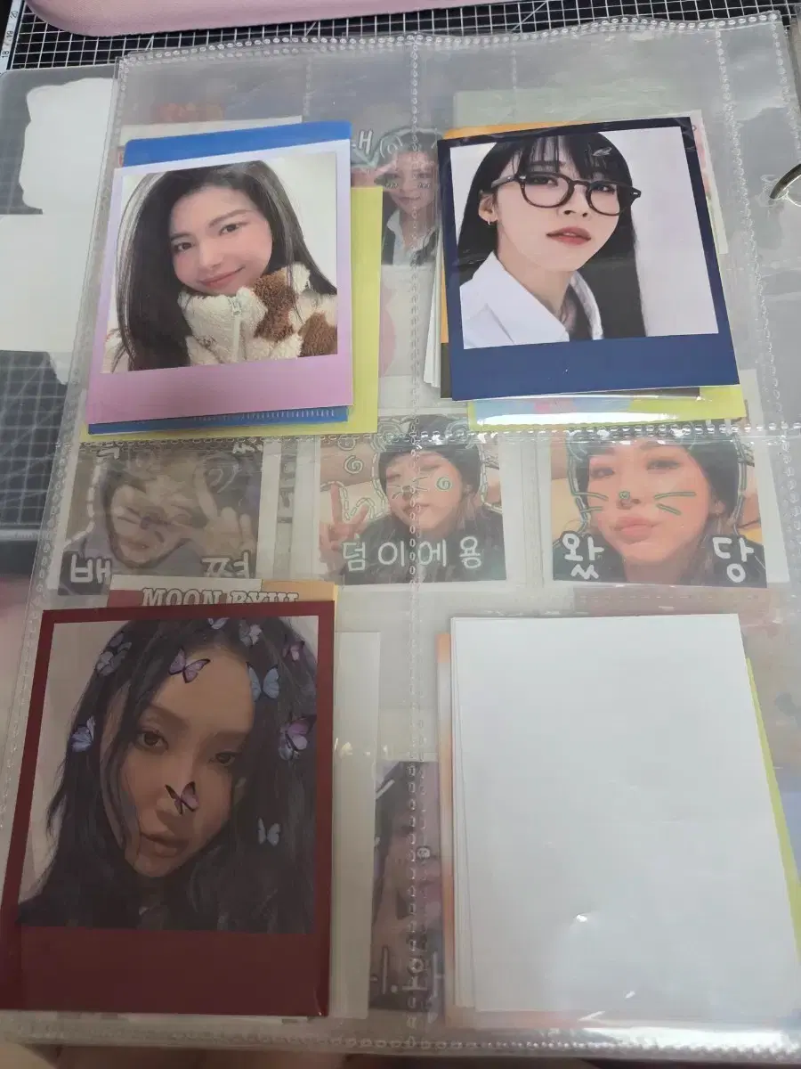 Mamamoo postcards and polaroids, bulk of over 50 sheets