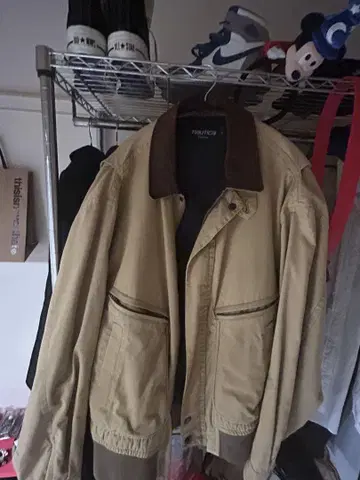 90s Nautica 베이지 코튼 자켓 L