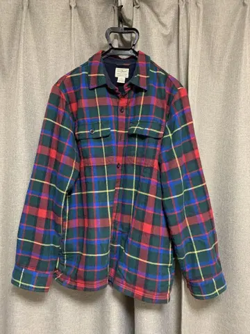 L.L.Bean 체크 무늬 플란넬 셔츠