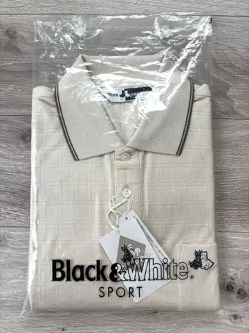 Black & White 긴팔 셔츠 미사용 새상품