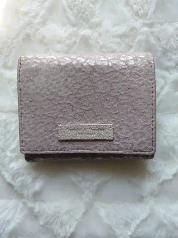 사만다 타바사 지갑 레오파드 무늬 핑크