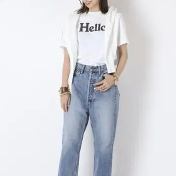 미사용 MADISONBLUE HELLO 티셔츠 매디슨 블루