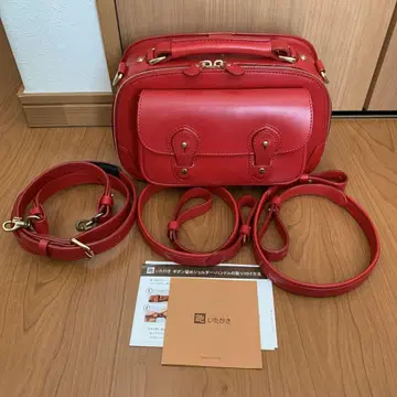 새상품급 가방 이타가키 E566 숄더백 백팩 핸드백 3way 빨간색