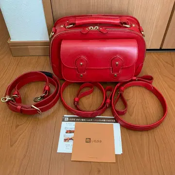 새상품급 가방 이타가키 E566 숄더백 백팩 핸드백 3way 빨간색