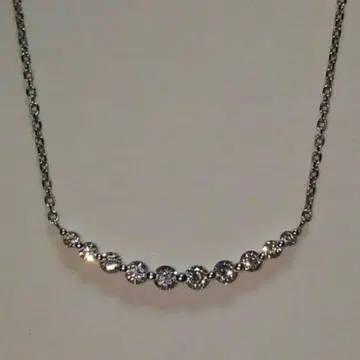 Vendome Aoyama Pt 류르 목걸이 0.3ct