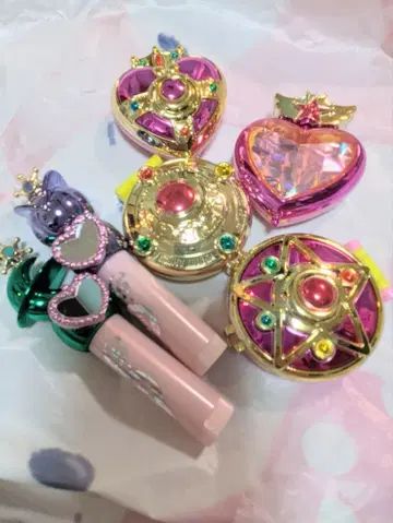 세일러문 변신 컴팩트 우라노스 넵튠 변신 로드 세트