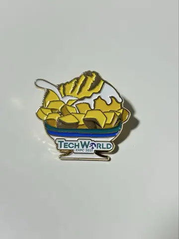 TECH WORLD EXPO 2025 핀 배지