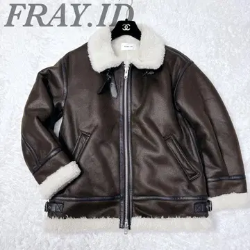 컨디션 최상 FRAY.ID 프레이 아이디 싱글 봄버 자켓 양모