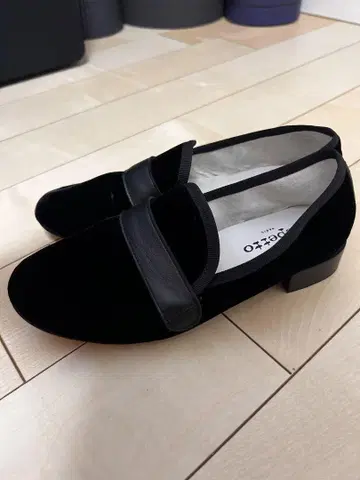 repetto 레페토 마이클 벨로아 로퍼 벨벳 가죽 신발 블랙 36