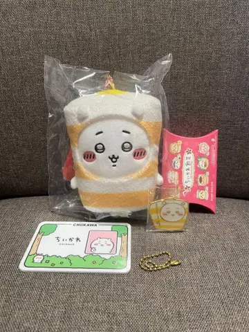치이카와 (먼작귀) 딤섬 마스코트 핀 배지 특전 카드 치이카와 (먼작귀)