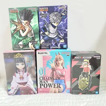 HUNTER x HUNTER 체인소 맨 피규어 묶음 판매