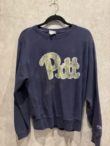 Champion reverseweavePitt 로고 트레이닝복 S 네이비