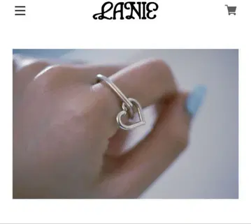 Lanie 라니 반지 체인링 하트 9호 10호