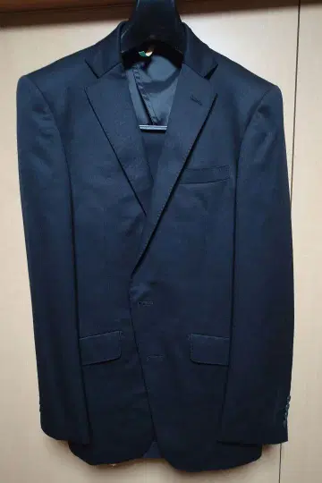 블랙 비즈니스 정장 싱글 브레스트
