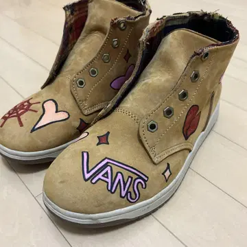 VANS 손그림 아트 부츠 US 8
