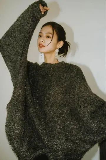 Knuth Marf accent knit pullover / lame