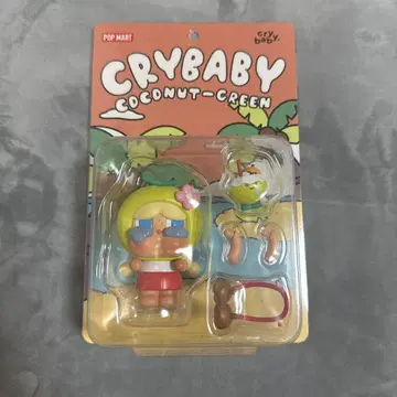 POP MART CRYBABY 코코넛 그린