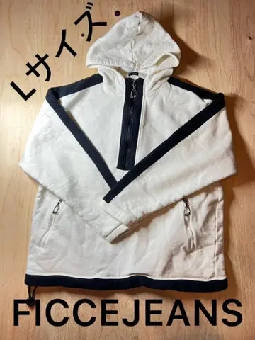 [레어] FICCE JEANS 피치 제 L 사이즈 후드 부착 후드티