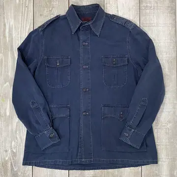 USA제 Willis&Geiger 사파리 자켓 44 overdyed