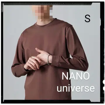 NANO universe [새상품급] 안티스멜 크루넥 긴팔 티셔츠