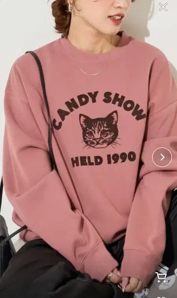FREAK'S STORE 애니멀 칼리지 플로키 로고 맨투맨 고양이