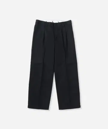 Dickies 더블 니트 워크 팬츠 블랙