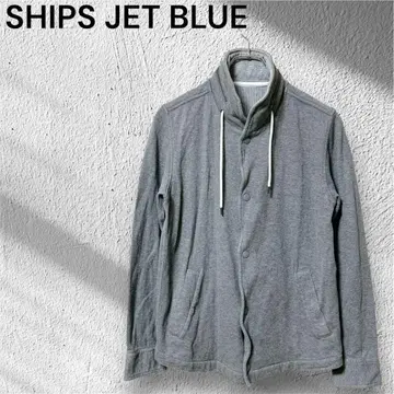 [ SHIPS JET BLUE ] (M / 남성용 맨투맨 자켓 버튼