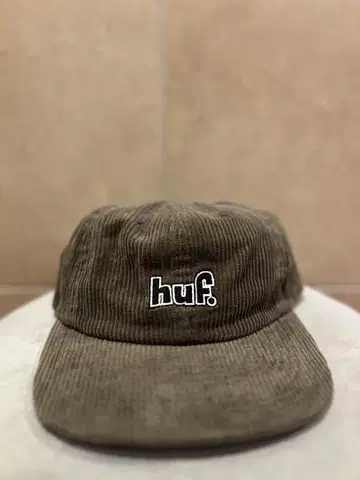 HUF 코듀로이 카키 캡