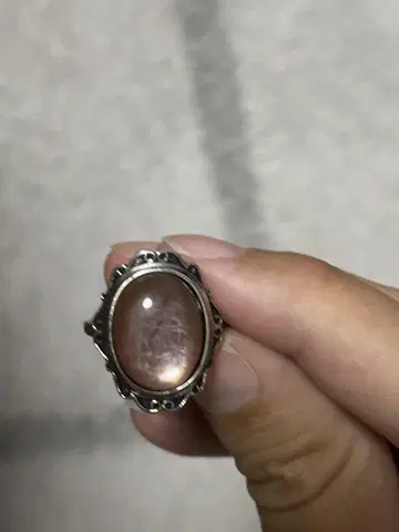 초특가 핑크 운모 반지