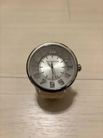 Tendence 아날로그 시계 실버/화이트